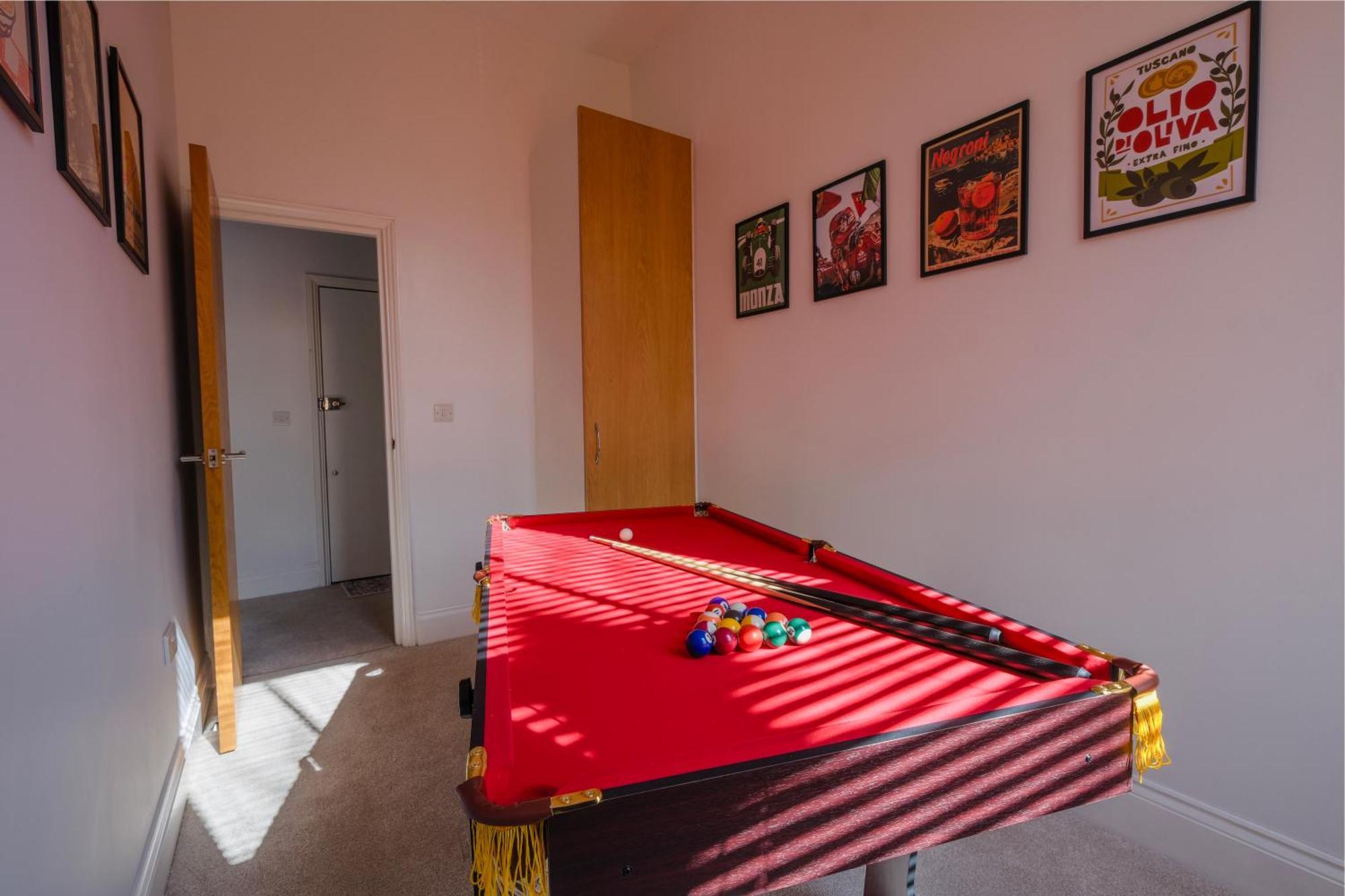 With Pool Table